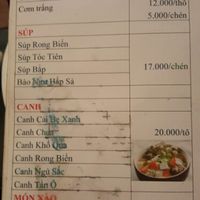 menu 4/6 at Amitaba in Ho Chi Minh City