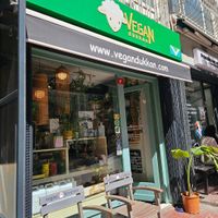 Outside at Vegan Dukkan - The Mini Market in Istanbul