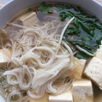 vegan pho bowl at 6-1-Pho in Columbus