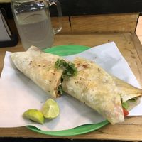 BBQ burrito. Very tasty   at Viko in Mexico City