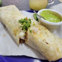 The burritos are great! at Viko in Mexico City
