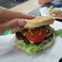 Burger at Viko in Mexico City