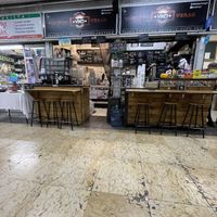 In front of the restaurant stall  at Viko in Mexico City