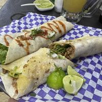 2 burritos pictured   at Viko in Mexico City
