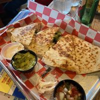 Vegan veggie quesadillas! at Johnny Tequilas in Roselle