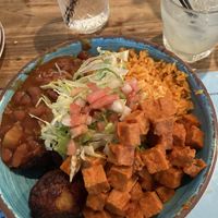 Crispy tofu bowl at Johnny Tequilas in Roselle