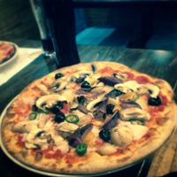 Vegan pizza at Zizzi - Queensferry St in Edinburgh