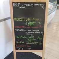 The menu at 31st July 2018 at Minka Cafe in Gliwice