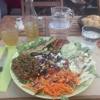 A mixed plate (really good!) at B12 in Toulouse