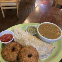 South Indian Sampler   at Annapurna's World Vegetarian Cafe - Eastside in Albuquerque