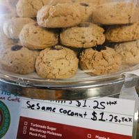 Jasmine cookies at Annapurna's World Vegetarian Cafe - Eastside in Albuquerque