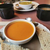 Vegan soup. at The Gumboot Restaurant in Roberts Creek