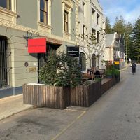 looks small from the front. inside is the best court yard we found yet at Moore & Moore Cafe in Fremantle