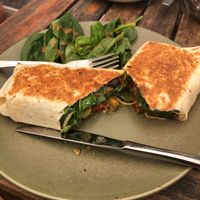  Vegan wrap at Moore & Moore Cafe in Fremantle