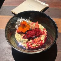 Bircher Muesli Vegan at Moore & Moore Cafe in Fremantle