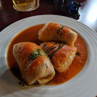 Cabbage rolls at Vegan's Prague in Prague