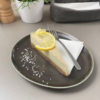 Raw lemon Cheesecake  at Vegan's Prague in Prague