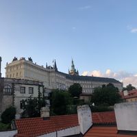 view from rooftop at Vegan's Prague in Prague