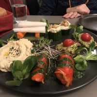 Platter starter  #Veganuary at Vegan's Prague in Prague