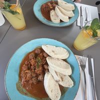 Best vegan Goulash ever 🌱  at Vegan's Prague in Prague