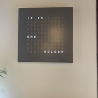 Amazing clock!!  at Vegan's Prague in Prague