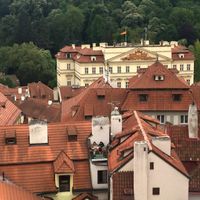 Is that a vegan restaurant in view of Prague Castle? Yes, and a great one! at Vegan's Prague in Prague