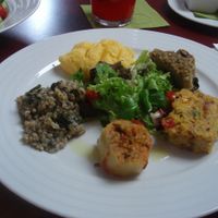 Vegan feast at Vegan's Prague in Prague