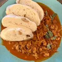 Goulash   at Vegan's Prague in Prague