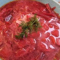 Soup at Vegan's Prague in Prague