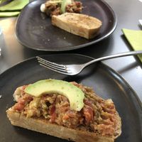 Tartar de aguacate  at Vegan's Prague in Prague