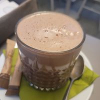 hot chocolate at Vegan's Prague in Prague