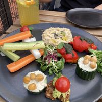 starter plate  at Vegan's Prague in Prague