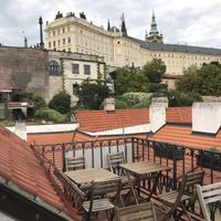 Uitzicht op de burcht  at Vegan's Prague in Prague