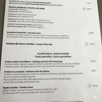 Menu deel 2  at Vegan's Prague in Prague