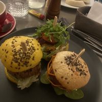 Burgers   at Vegan's Prague in Prague