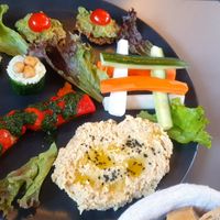 Mixed Starter's Plate at Vegan's Prague in Prague