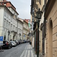 Flying the flag  at Vegan's Prague in Prague