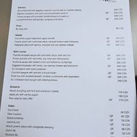 Menu 2024/05 at Vegan's Prague in Prague