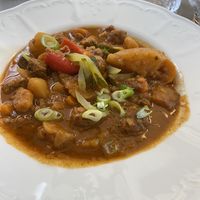 Kartoffel-Gulasch  at Vegan's Prague in Prague