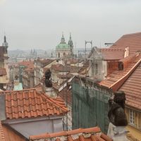View from the top floor  at Vegan's Prague in Prague