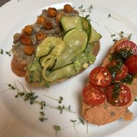 Brusquetas   at Vegan's Prague in Prague