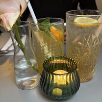 Homemade limonades  at Vegan's Prague in Prague
