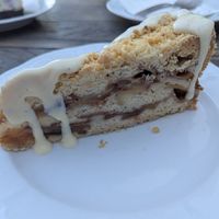 Apple pie - a bit stodgy at Vegan's Prague in Prague