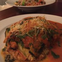 Zucchini lasagne  at Vegan's Prague in Prague
