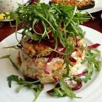 gluten free burger at Vegan's Prague in Prague