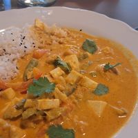 Thai curry  at Vegan's Prague in Prague