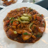 goulash at Vegan's Prague in Prague