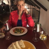 Veganske cuketove lasagne a svickova s tempehem - dokonale!!! at Vegan's Prague in Prague