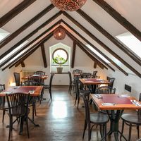 Upstairs at Vegan's Prague in Prague