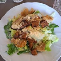 Ceaser salad at Vegan's Prague in Prague